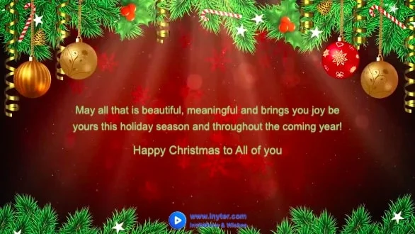 Festival Wishes for Christmas