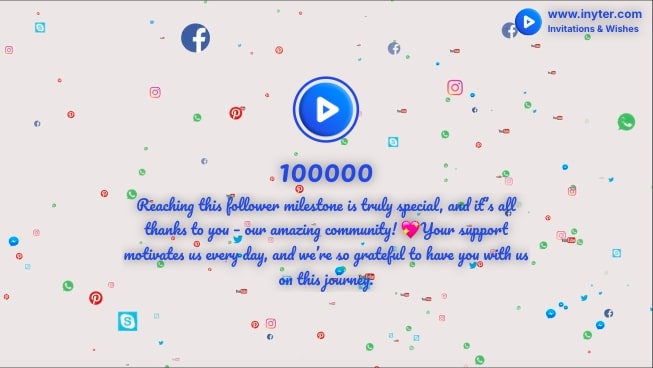 Social Media Count Animation